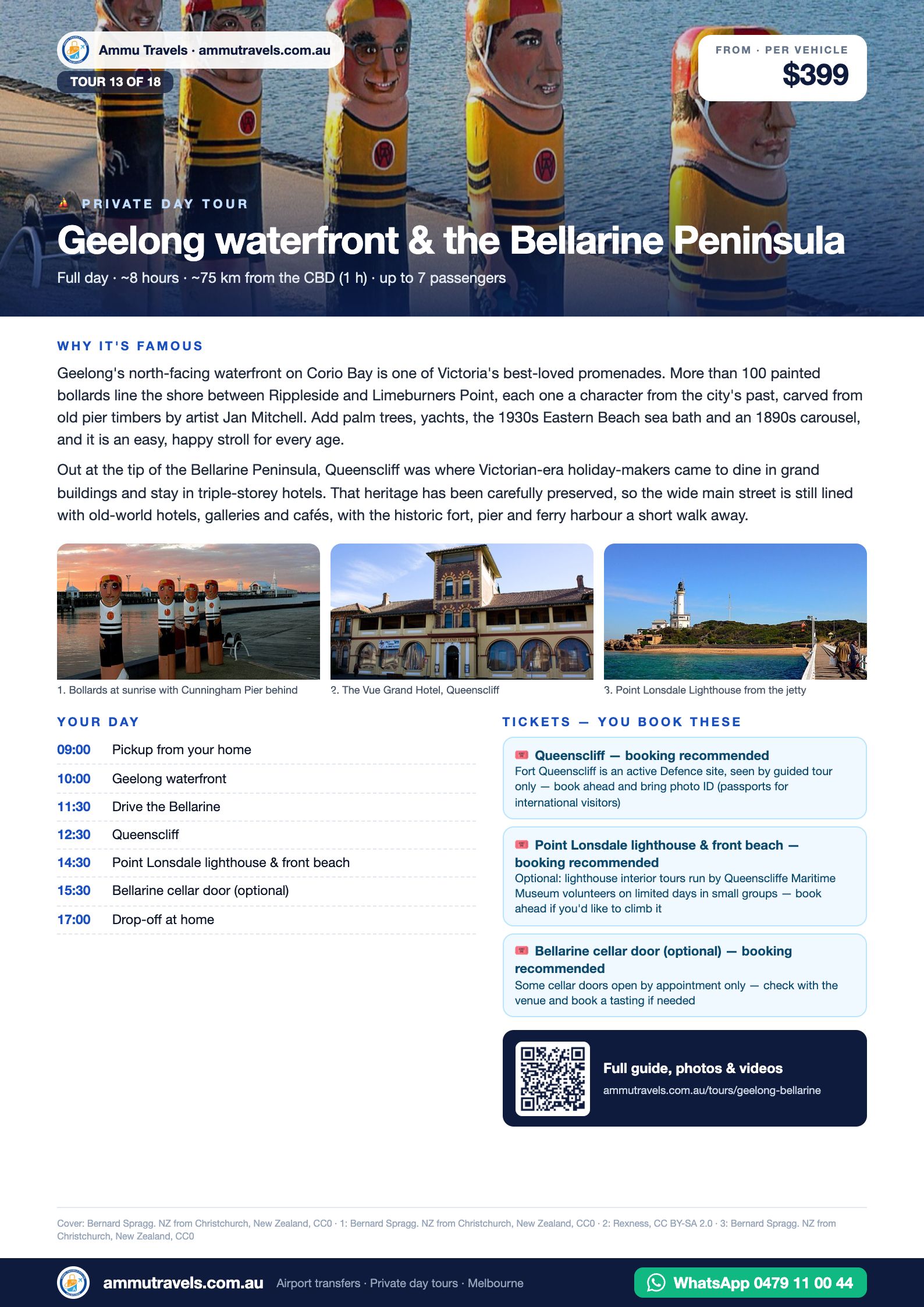 Geelong waterfront & the Bellarine Peninsula itinerary